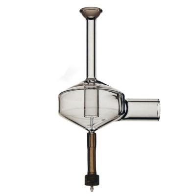 Precision Glassblowing - Pyrex Spray Chamber Cyclonic with Knockout & Fittings - 550-41F, 120-00475-1 - Click Image to Close